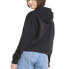 Фото #4 товара Puma Essentials+ Cropped Metallic Logo Pullover Hoodie Womens Black Casual Outer