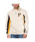 Men's Cream Pittsburgh Pirates Rebound Cooperstown Collection Full-Zip Track Jacket