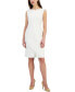 Фото #1 товара Платье с разрезом и длинным рукавом Anne Klein для женщин