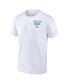 Фото #3 товара Branded Men's White Florida State Seminoles Spring 2024 Spring Break T-Shirt