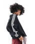 adidas Originals 3-stripes oversized sweatshirt in black