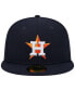 ფოტო #3 პროდუქტის Men's Navy Houston Astros 2017 World Series Team Color 59FIFTY Fitted Hat