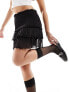 Фото #14 товара Monki mini ruffle skirt in black