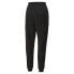 Puma Studio Fleece Athletic Pants Womens Black Casual Athletic Bottoms 52224301