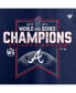 ფოტო #5 პროდუქტის Men's Navy Atlanta Braves 2021 World Series Champions Locker Room T-shirt