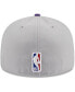 Фото #3 товара Men's Gray, Purple Los Angeles Lakers Tip-Off Two-Tone 59FIFTY Fitted Hat