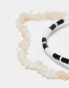 Фото #3 товара ASOS DESIGN 2 pack anklet with faux shells