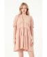 ფოტო #4 პროდუქტის Women's Solid Tiered Dress With Ruffled Sleeves