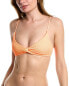 Фото #1 товара Vyb Remy Twist Triangle Bikini Top Women's Orange M