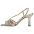 Фото #3 товара Nina Abbi Metallic Rhinestone Wedding Sling Back Womens Gold Dress Sandals ABBI