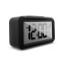 Mebus 42435 - Quartz alarm clock - Rectangle - Black - 12/24h - F - °C - LCD