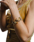 ფოტო #3 პროდუქტის 18k Gold-Plated Mixed Gemstone Cuff Bracelet