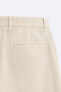 Chinos with elasticated waistband