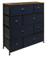 Фото #1 товара 8 Drawer Chest Dresser with Wood Top