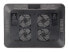 Фото #5 товара Conceptronic THANA Notebook Cooling Pad - Fits up to 15.6" - 4-Fan - 39.6 cm (15.6") - 4 pc(s) - 8 cm - Black - Aluminium - USB