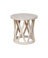 Round Ceylon End Table