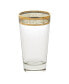 Фото #2 товара Melania Collection Multicolor Highball Glasses, Set of 6