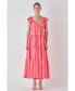 ფოტო #1 პროდუქტის Women's Back Bow Tie Maxi Dress