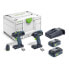 Фото #1 товара Festool Schrauber- und Bohrer-Set TID 18 HPC 4,0 I-Set T18, 2x 4,0 Ah + Lader