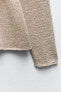 Plain knit cardigan with belt