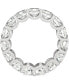 Фото #4 товара Кольцо Charles & Colvard Eternity Band 9 ct. TW 14k White Gold