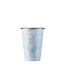 Navy and Light Blue Swirl 18 oz Party Cups - Set of 2