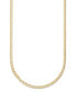 ფოტო #1 პროდუქტის Curb Chain 22" Necklace (3-3/5mm) in Solid 14k Gold