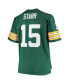 ფოტო #2 პროდუქტის Men's Bart Starr Green Green Bay Packers Big and Tall 1968 Retired Player Replica Jersey