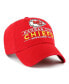 Men's Red Kansas City Chiefs Vernon Clean Up Adjustable Hat