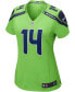 Фото #3 товара Women's DK Metcalf Neon Green Seattle Seahawks Game Jersey