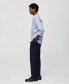 Фото #6 товара Men's Regular Fit Striped Cotton Shirt