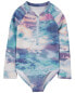 Фото #1 товара Toddler 1-Piece Tie-Dye Swimsuit 3T