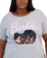 ფოტო #3 პროდუქტის Trendy Plus Size Black History Barbie Silo Graphic T-Shirt