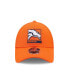 Фото #3 товара Men's Orange Denver Broncos Framed AF 9FORTY Snapback Hat