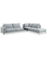 Фото #1 товара Lydney 139" 2-Pc. Fabric Sectional, Created for Macy's