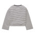 TOM TAILOR 1038965 Cropped Striped long sleeve T-shirt