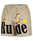 Фото #2 товара Men's Khaki Beavis and Rude Woven Shorts