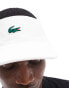 Lacoste classic logo visor cap in black