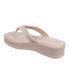 ფოტო #3 პროდუქტის H Halston Women's Soula Slip On Thong Platform Sandals