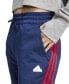 Фото #4 товара Women's Iconic 3-Stripes Snap Track Pants