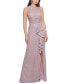 Фото #1 товара Ruffled-Front Glitter Gown