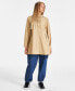 ფოტო #1 პროდუქტის Women's Hooded A-Line Rain Jacket