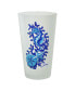 Coastal Seahorse Frosted 16 Oz Tapered Cooler Glass, Set of 4