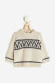 Фото #1 товара Jacquard-knit Merino Wool Sweater