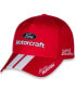 Фото #1 товара Men's Red, White Harrison Burton Motorcraft Uniform Adjustable Hat