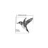 Фото #5 товара Jockomo Hummingbird Inlay Sticker