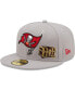 ფოტო #1 პროდუქტის Men's Gray Tampa Bay Buccaneers City Describe 59FIFTY Fitted Hat