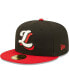 ფოტო #2 პროდუქტის Men's Black Lansing Lugnuts Authentic Collection Team 59FIFTY Fitted Hat