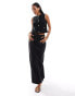 Фото #4 товара 4th & Reckless tailored maxi skirt co-ord in black