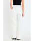 Фото #3 товара Women's High-Waisted Button Detail Jeans
